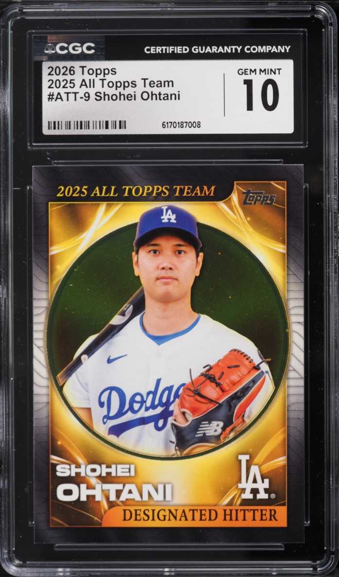 2026 Topps '25 All-Topps Team Shohei Ohtani #ATT-9 CGC 10 GEM MINT