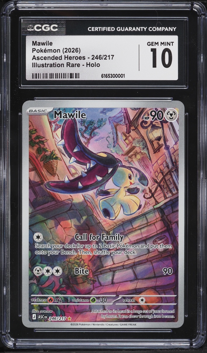 2026 Pokemon Mega Evolution Ascended Heroes IR Mawile #246 CGC 10 GEM MINT