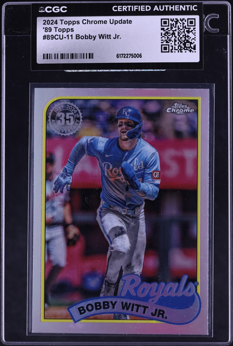 2024 Topps Chrome Update '89 Bobby Witt Jr. #89CU-11 CGC AUTH