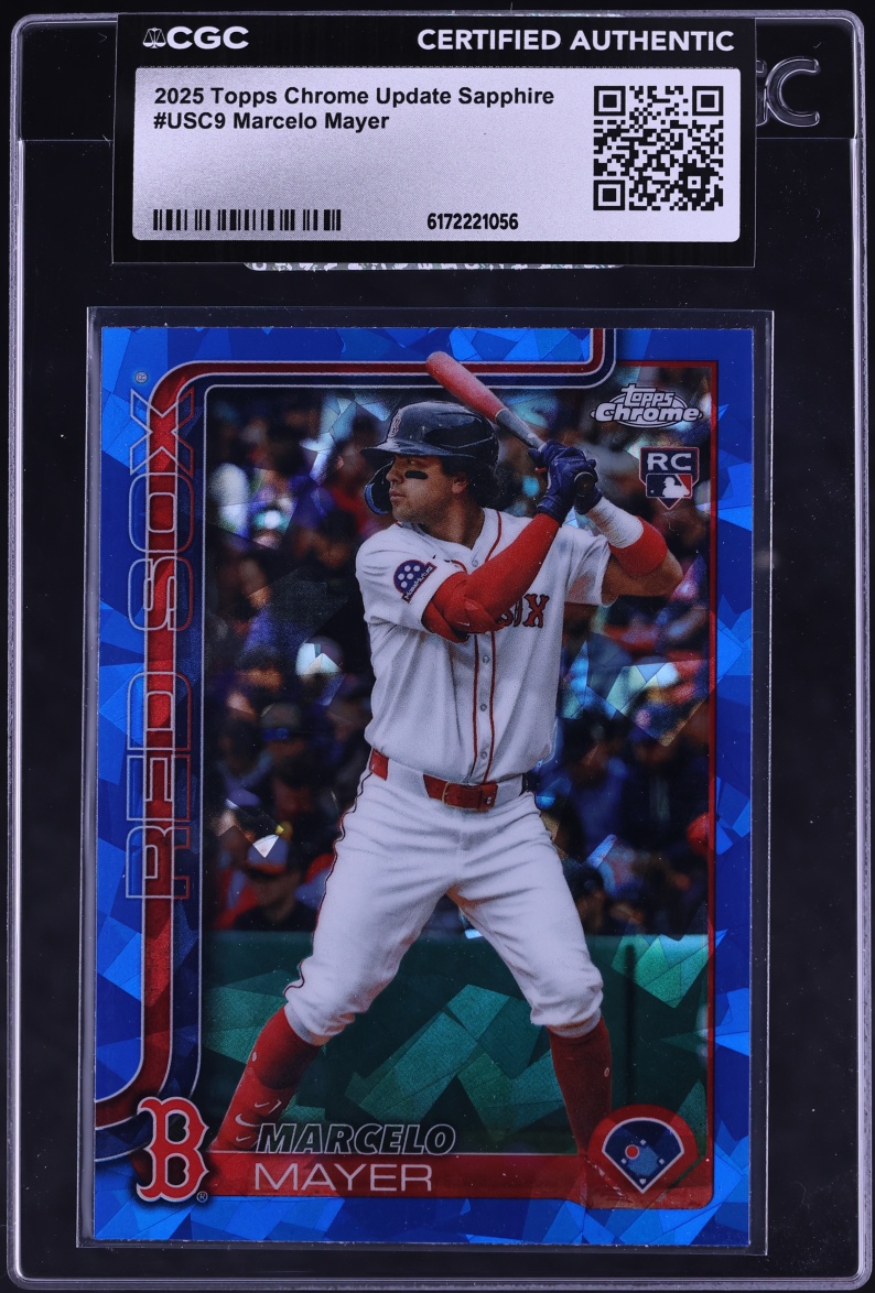2025 Topps Chrome Update Sapphire Marcelo Mayer ROOKIE #USC9 CGC AUTH