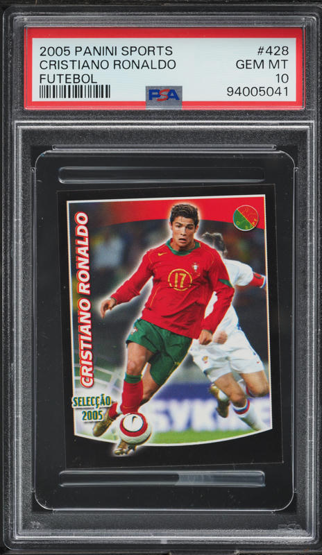 2004 SP Authentic Manchester United Cristiano Ronaldo #67 PSA 10
