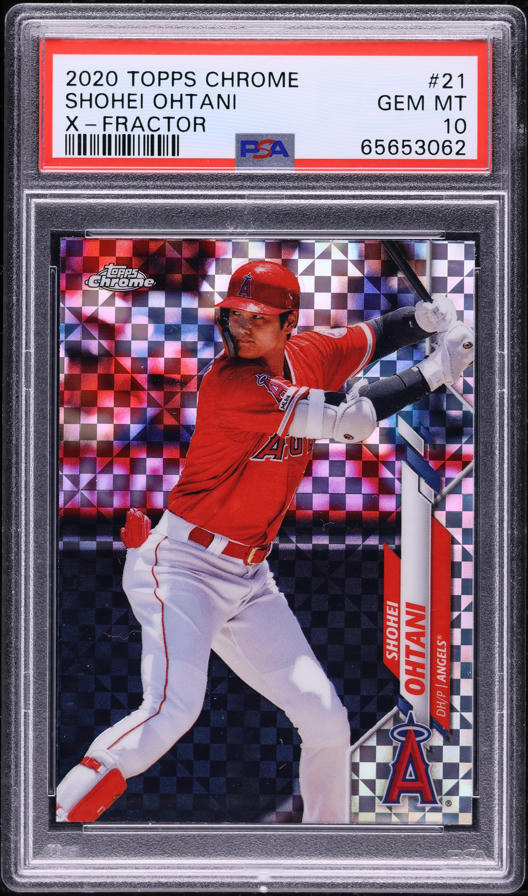 2020 Topps Chrome Refractor Shohei Ohtani #21 PSA 10 GEM