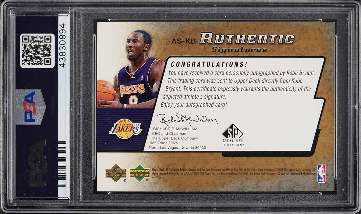 その他 Kobe Bryant Limited Edition PSA 10 1996 Metal Kobe Bryant PSA 10 RC Rookie Card - Rare - Low