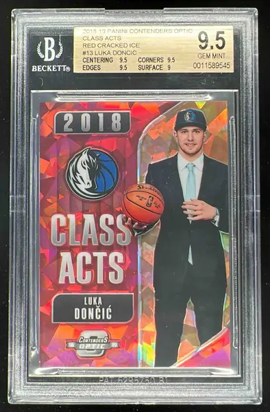 2018-19 Contenders Optic Class Acts Red Cracked Ice #13 Luka