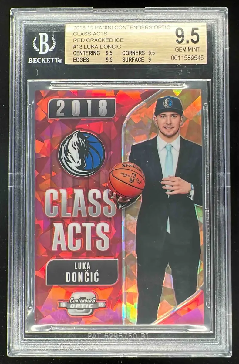 2018-19 Contenders Optic Class Acts Red Cracked Ice #13 Luka