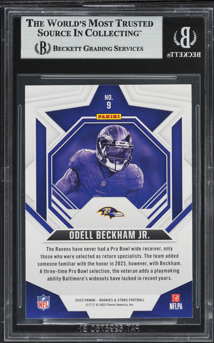 2023 Panini Rookies & Stars Odell Beckham Jr. #9 BGS 9 MINT