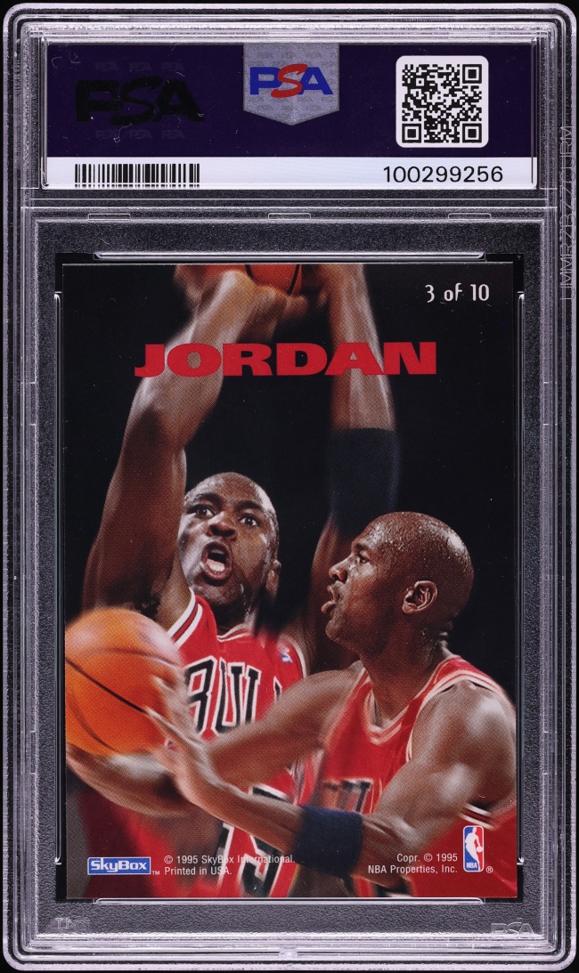 1994 Skybox Emotion N-Tense Michael Jordan #3 PSA 9 MINT