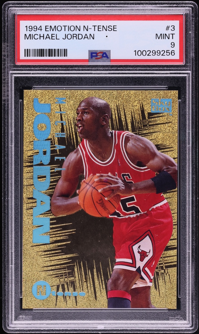 1994 Skybox Emotion N-Tense Michael Jordan #3 PSA 9 MINT