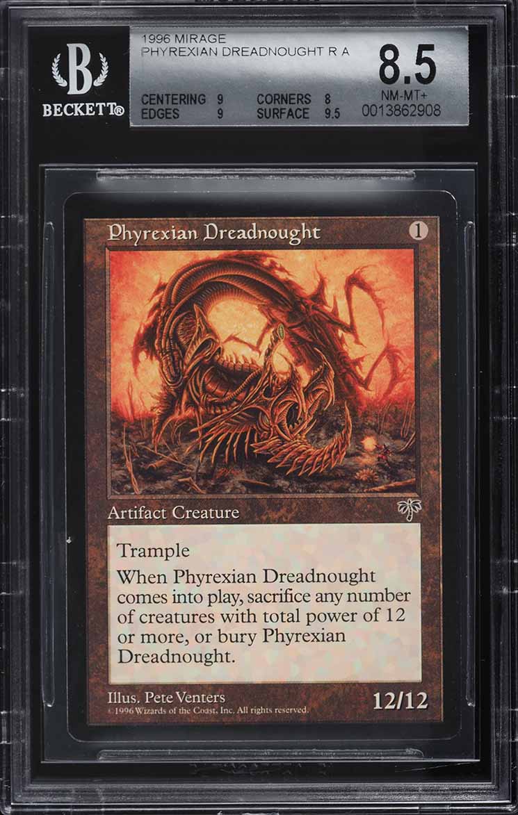 1996 Magic The Gathering MTG Mirage Phyrexian Dreadnought CGC 10