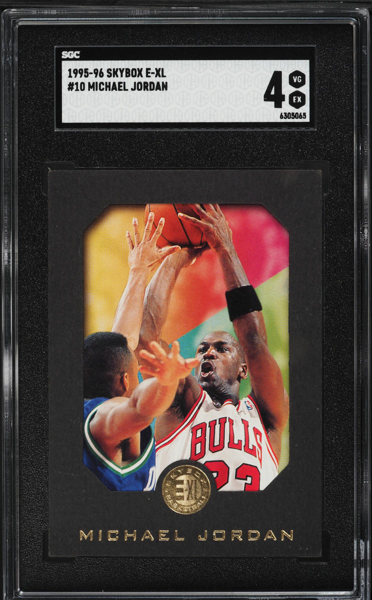 1995 Skybox E-XL Michael Jordan #10 SGC 4 VGEX