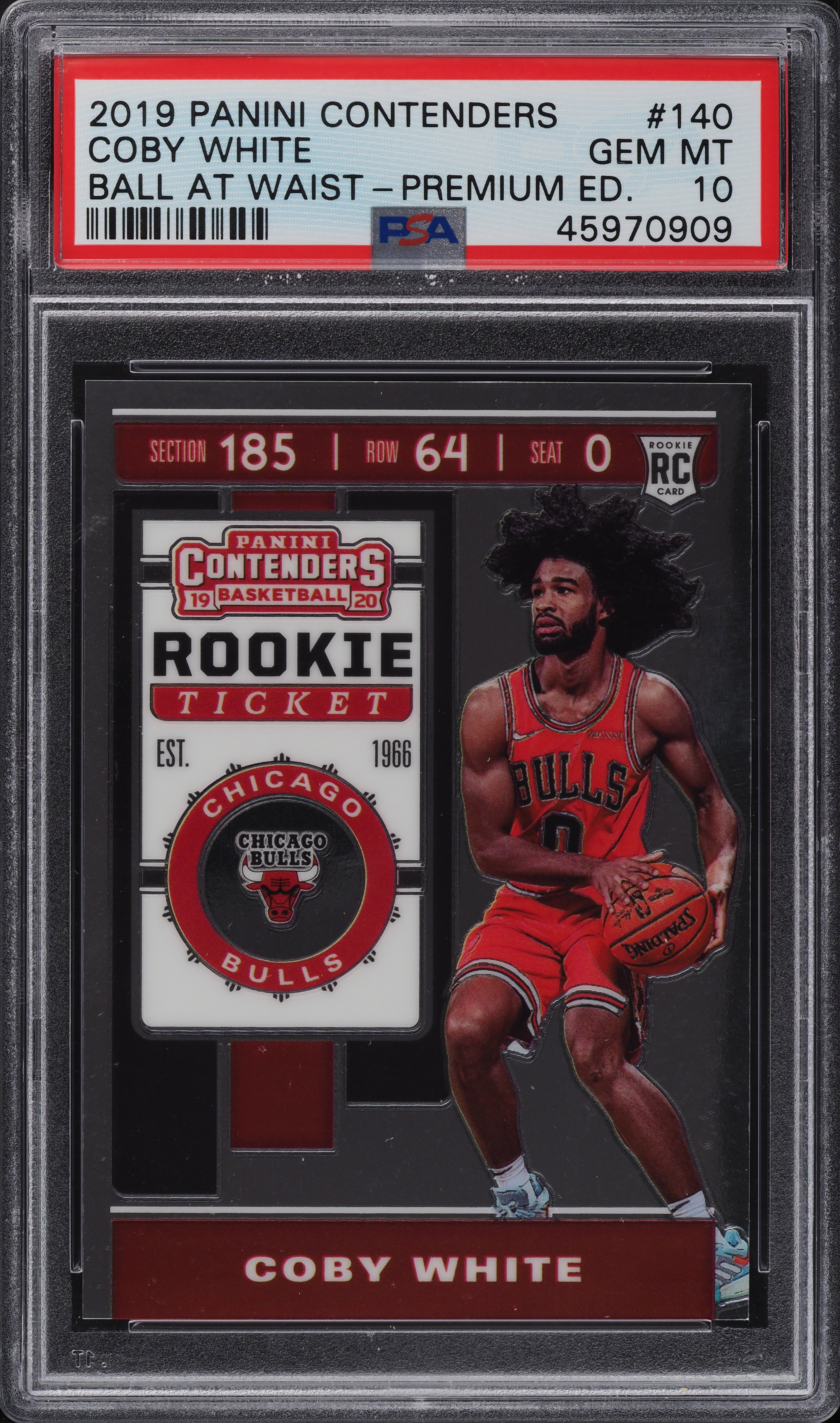 2019 Panini Contenders Premium Edition Coby White ROOKIE RC