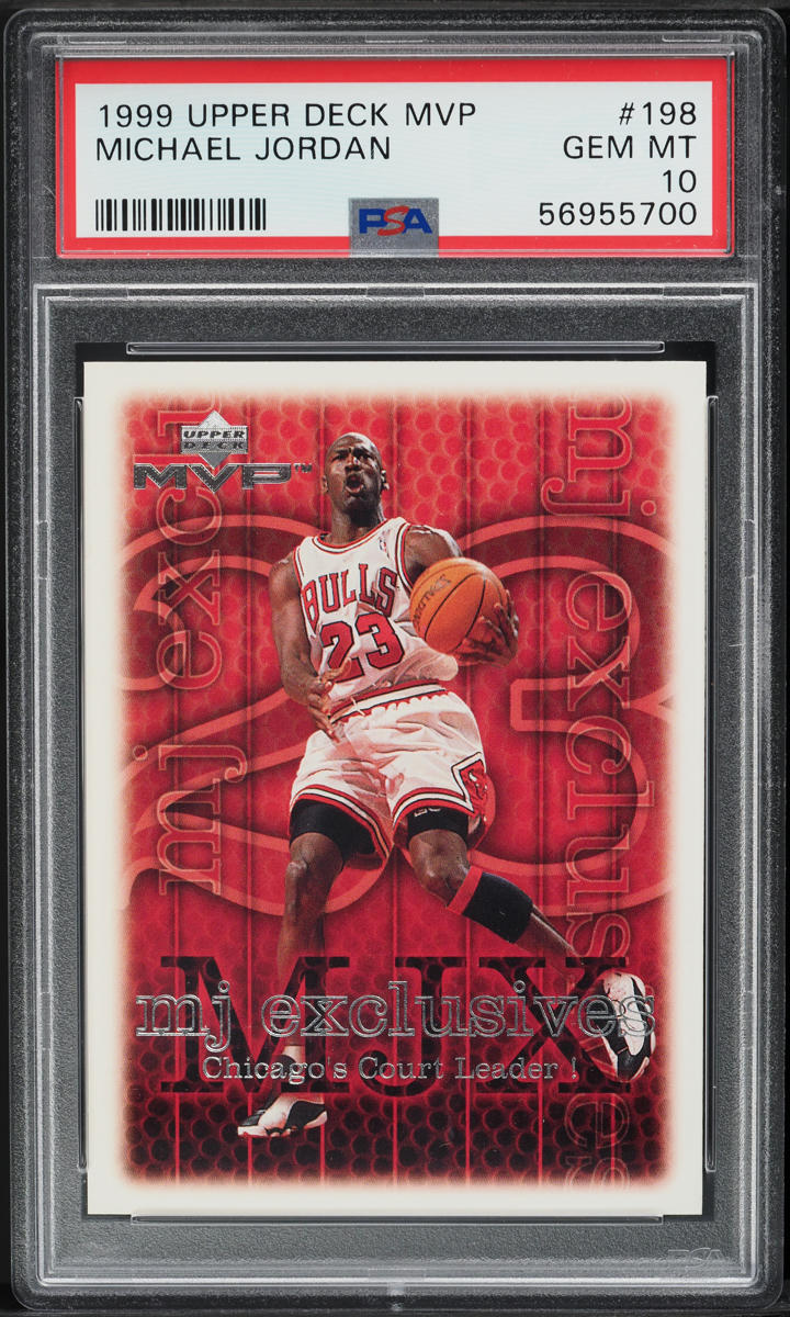 1999 Upper Deck MVP Michael Jordan #198 PSA 10 GEM MINT