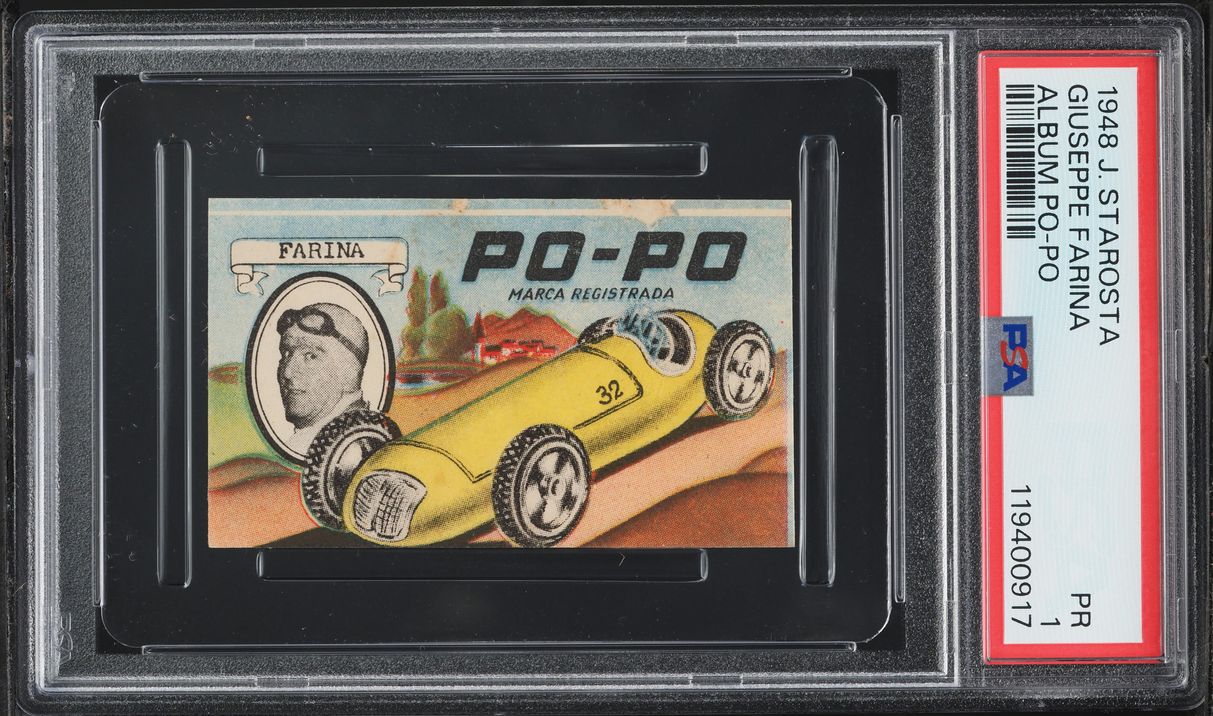 1948 J. Starosta Album Po-Po Giuseppe Farina PSA 1 PR
