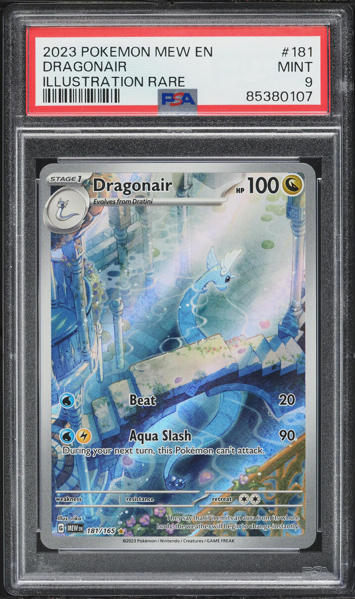 2023 Pokemon Scarlet & Violet 151 IR Dragonair #181 PSA 9 MINT