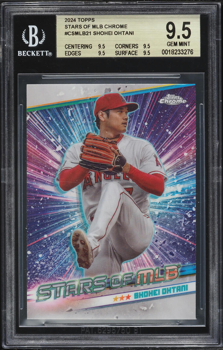 2024 Topps Chrome Stars Of MLB Shohei Ohtani #CSMLB-21 BGS 9.5 GEM MINT