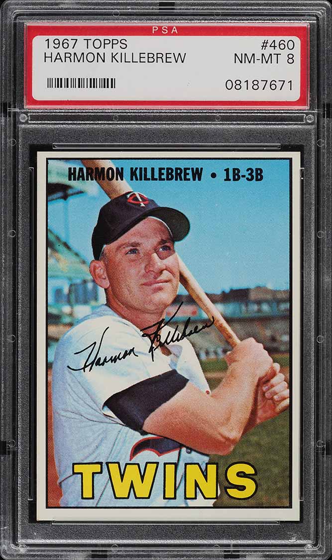 1967 Topps Harmon Killebrew #460 PSA 8 NM-MT