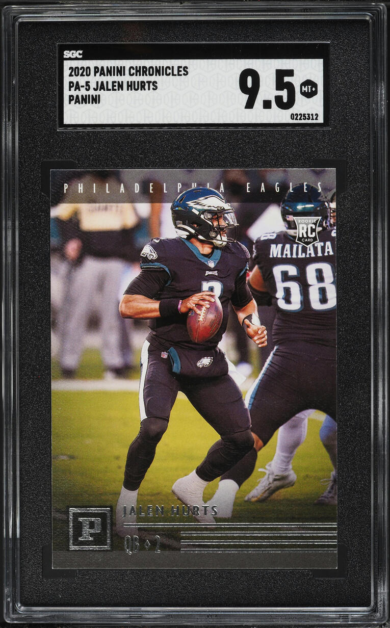 2020 Panini Chronicles Jalen Hurts ROOKIE #PA-5 SGC 9.5 MINT+