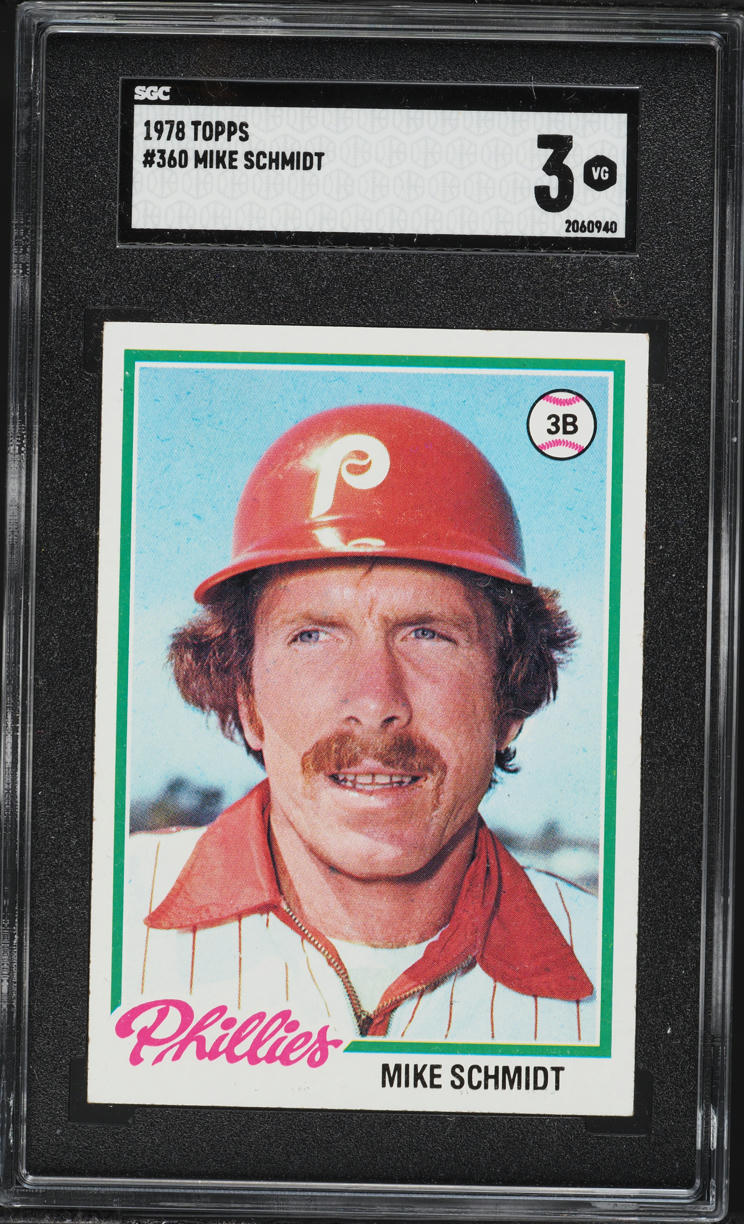 1978 Topps Mike Schmidt #360 SGC 3 VG