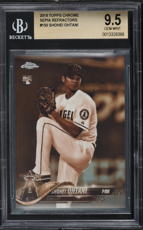 2022 Topps Chrome Sepia Refractor Shohei Ohtani #1 CGC 10
