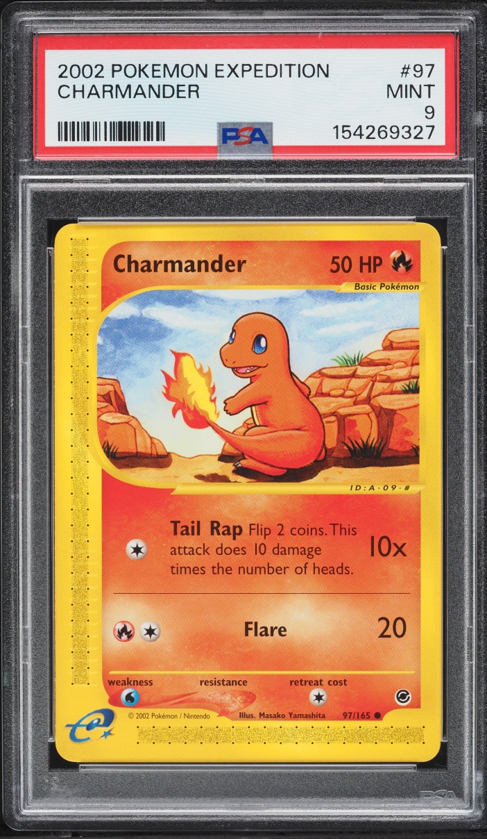 2002 Pokemon Expedition Charmander #97 PSA 9 MINT