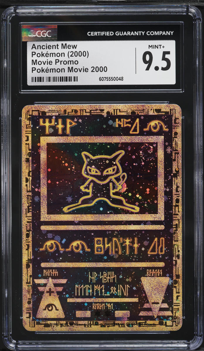 2000 Pokemon Movie Promo Ancient Mew CGC 9.5 MINT+