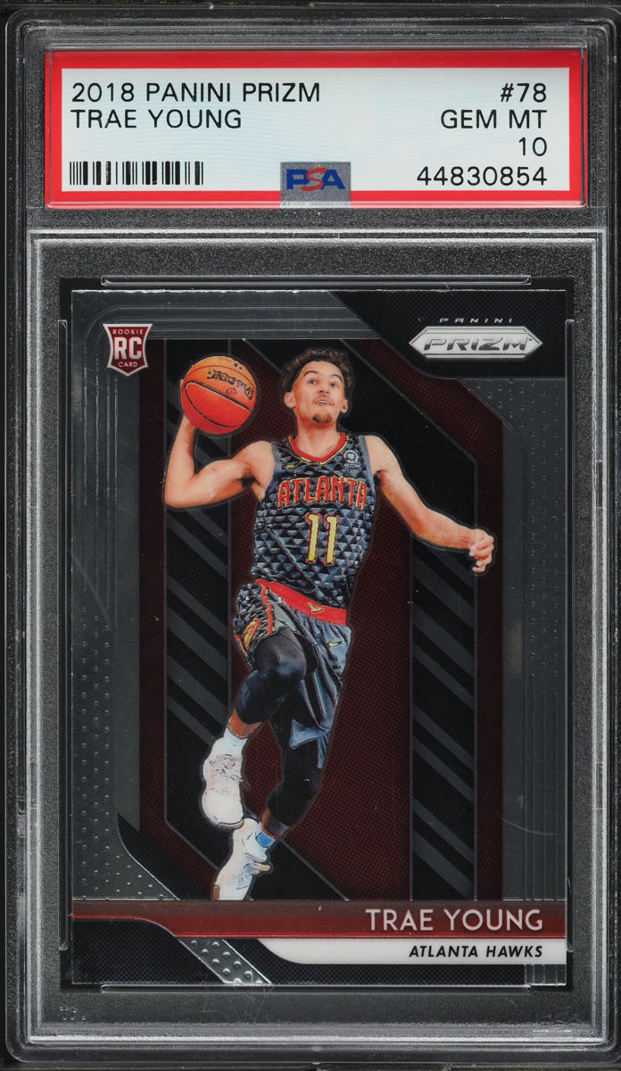 2018 Panini Prizm Trae Young ROOKIE #78 PSA 10 GEM MINT