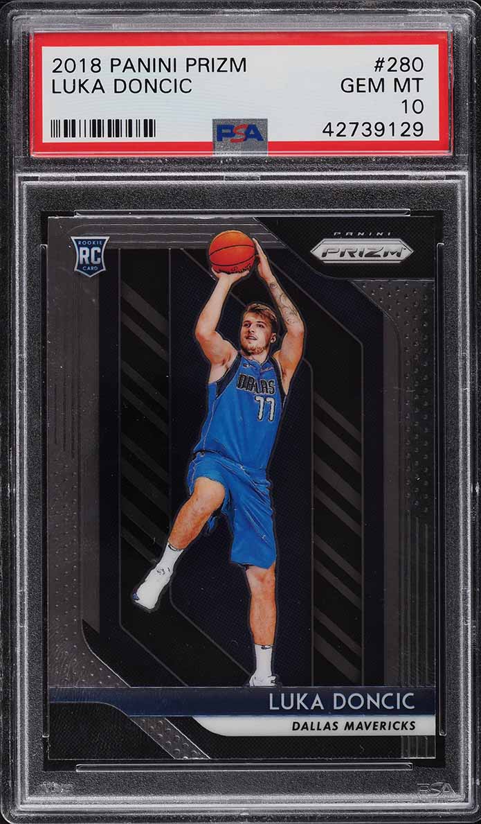 2018 Panini Prizm Luka Doncic ROOKIE #280 PSA 10 GEM MINT