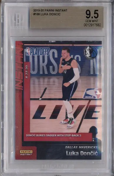 2019-20 Panini Instant NBA #169 Luka Doncic BGS 9.5