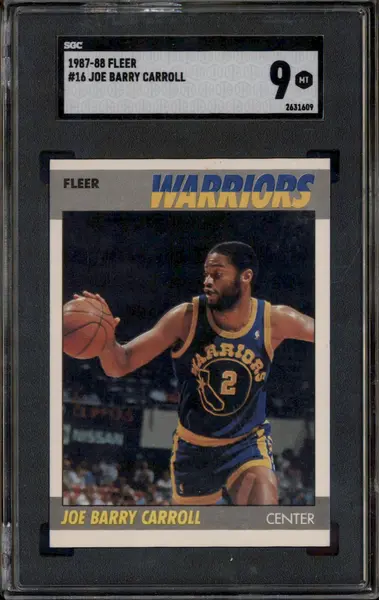 1987-88 Fleer #16 Joe Barry Carroll SGC 9
