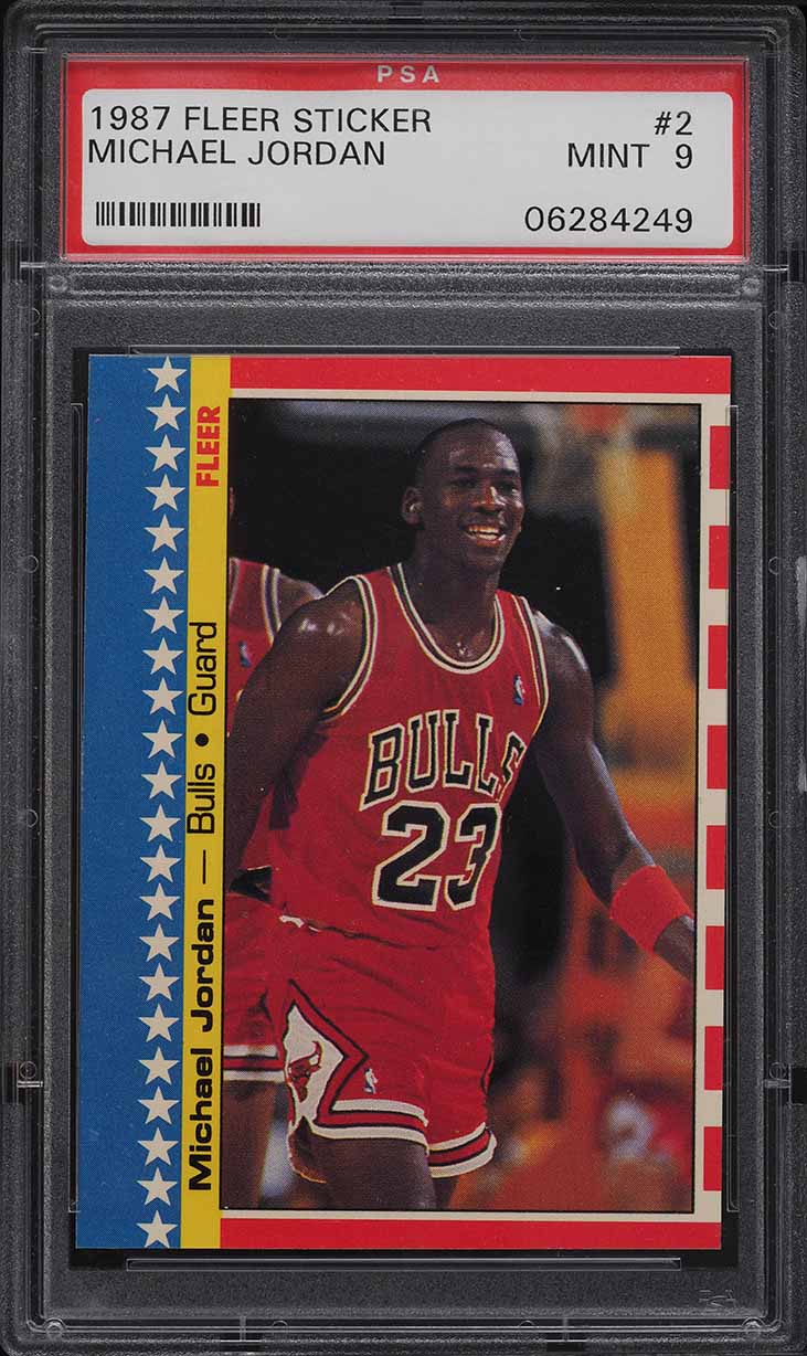 1987 fleer michael jordan sticker