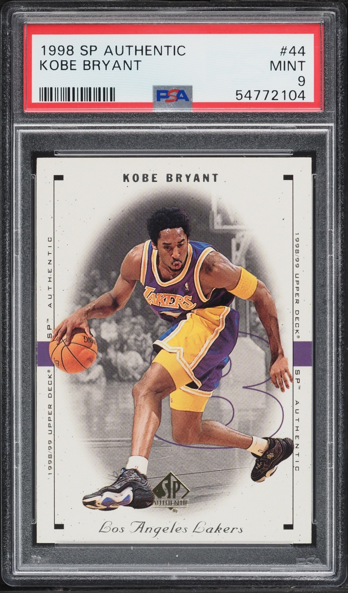 1998 SP Authentic Kobe Bryant #44 PSA 9 MINT