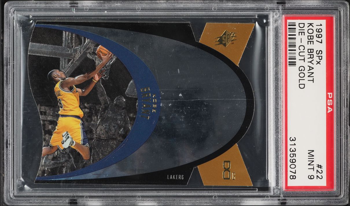 1997 SPx Gold Die-Cut Kobe Bryant #22 PSA 9 MINT