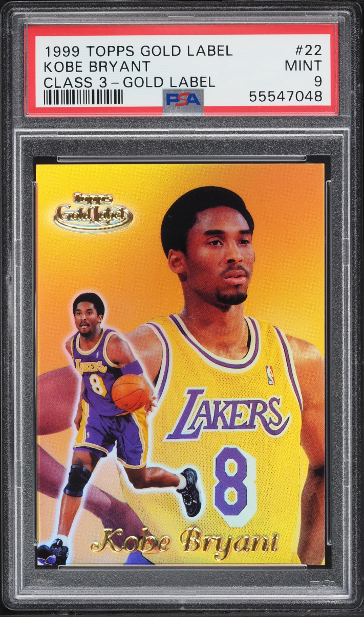 1999 Topps Gold Label Class 3 Kobe Bryant #22 PSA 9 MINT