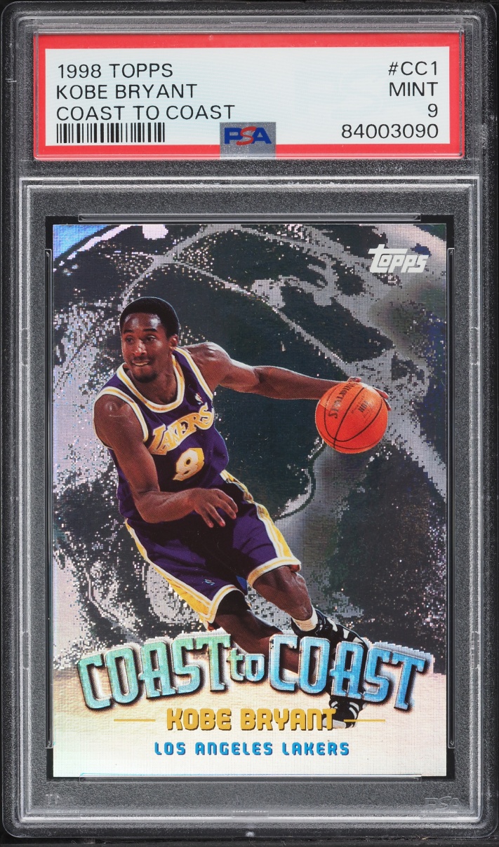1998 Topps Coast To Coast Kobe Bryant #CC1 PSA 9 MINT