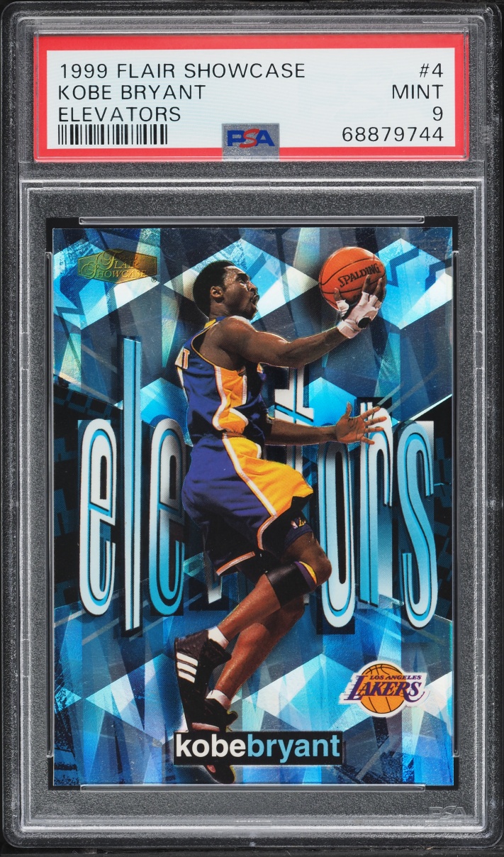 1999 Flair Showcase Elevators Kobe Bryant #4 PSA 9 MINT