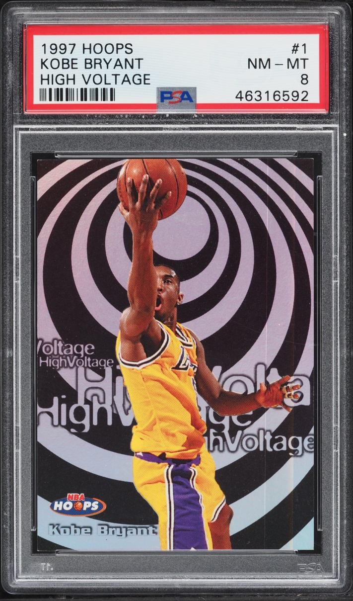 1997 Hoops High Voltage Kobe Bryant #1 PSA 8 NM-MT