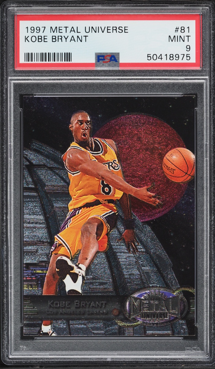 1997 Metal Universe Kobe Bryant #81 PSA 9 MINT