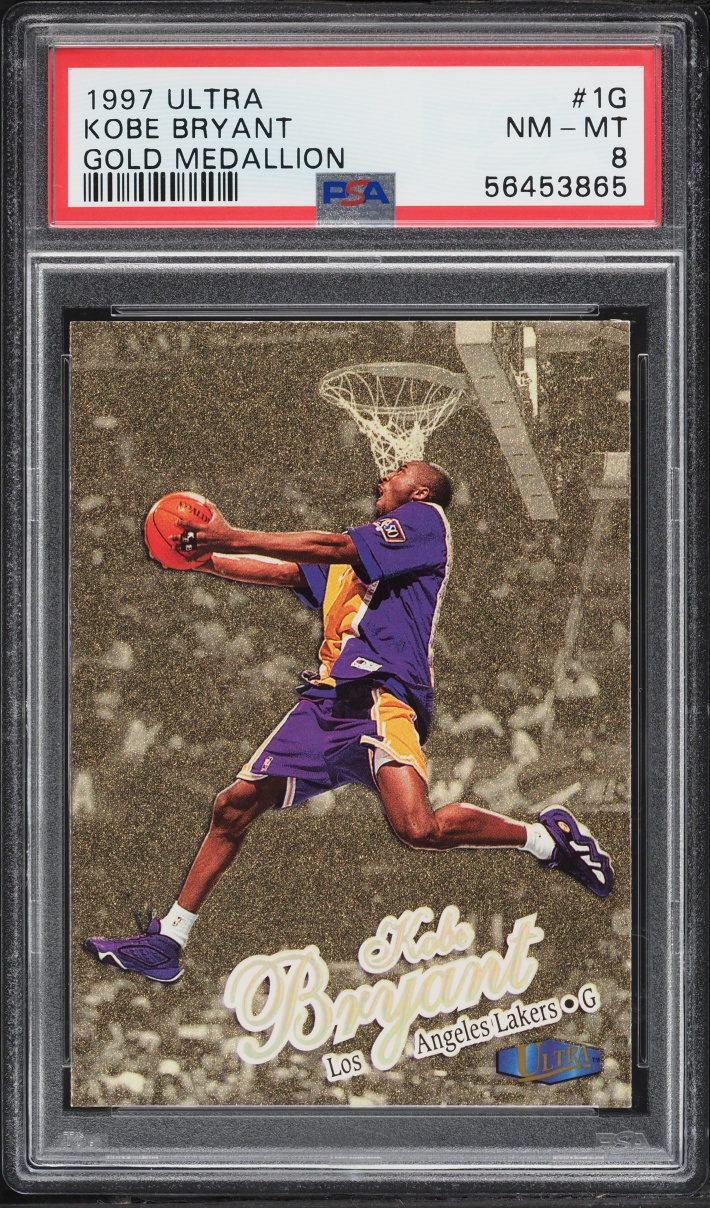 1997 Ultra Gold Medallion Kobe Bryant #1G PSA 8 NM-MT