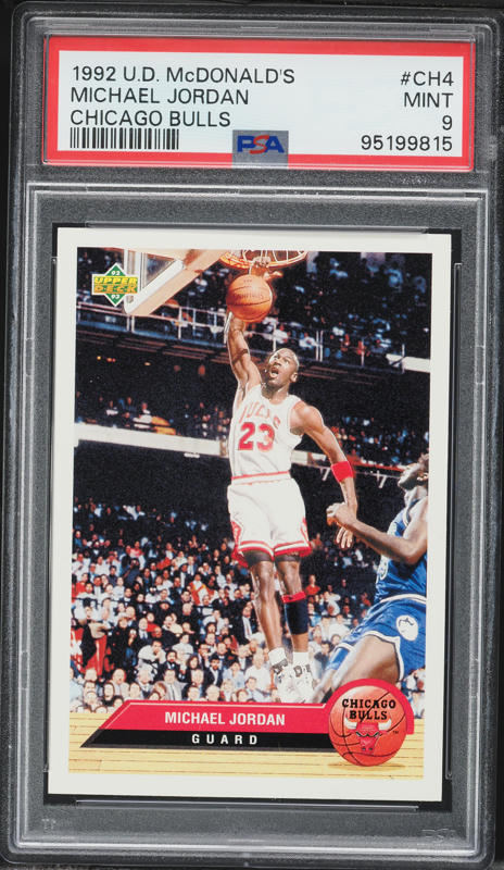 1996 Topps Chrome 72 Wins Chicago Bulls w/ Michael Jordan #72 PSA
