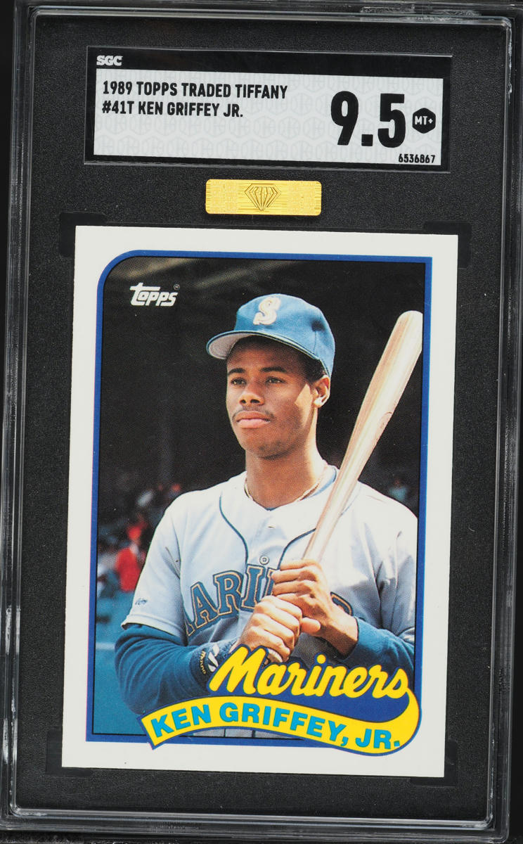 1989 Topps Traded Tiffany Ken Griffey Jr. ROOKIE #41T MBA SGC 9.5 MINT+