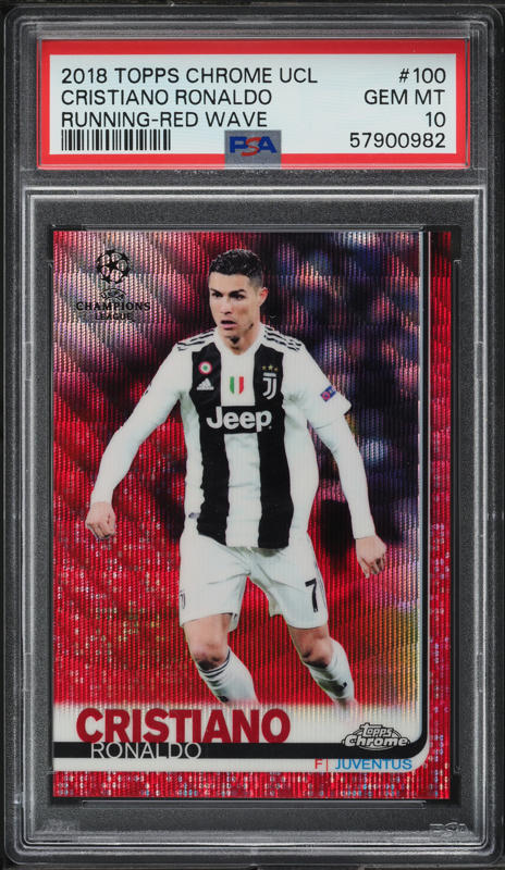 2017-18 Topps Chrome UEFA ロナウド PSA10 2017 Topps Chrome UEFA Champions League Cristiano Ronaldo 93