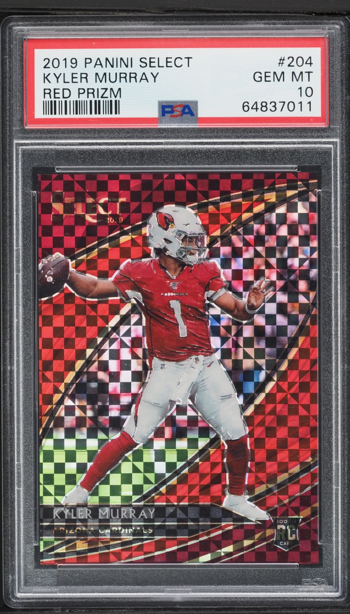 2019 Select Field Level Red Prizm Kyler Murray ROOKIE /49 #204 PSA 10 GEM MINT