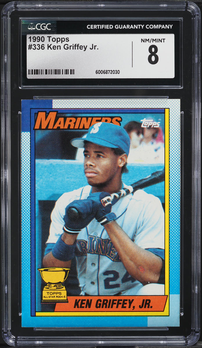 1990 Topps Ken Griffey Jr. #336 CGC 8 NM-MT