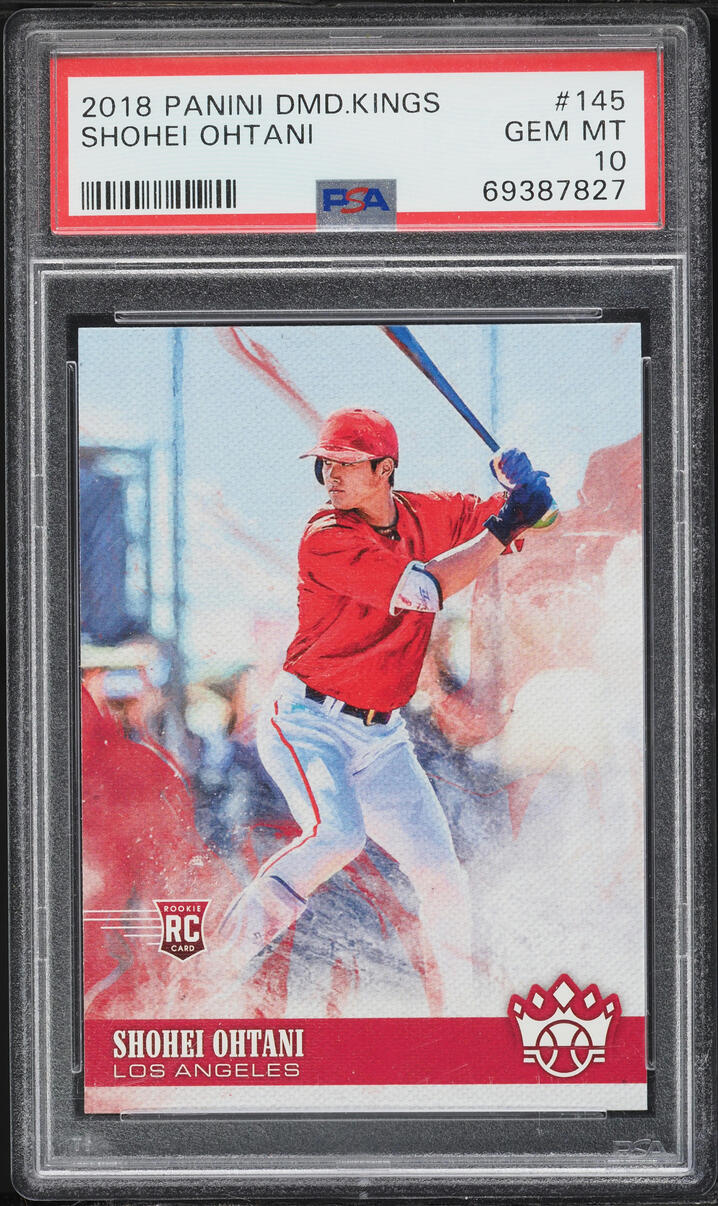 2018 Panini Diamond Kings Shohei Ohtani ROOKIE #145 PSA 10 GEM MINT