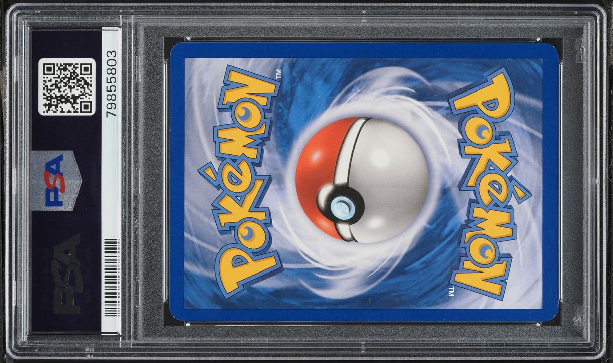 2010 Pokemon HeartGold & SoulSilver Triumphant Holo Darkrai & Cresselia Legend #100 PSA 9 MINT