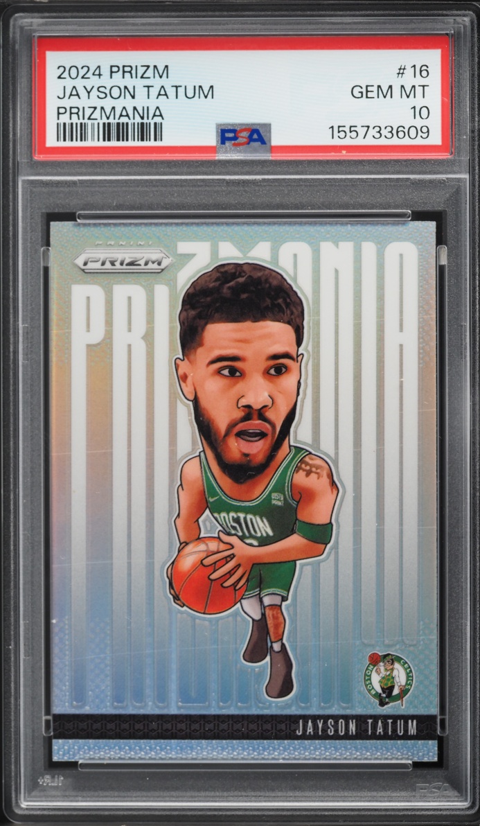 2024 Panini Prizm Prizmania Jayson Tatum #16 PSA 10 GEM MINT