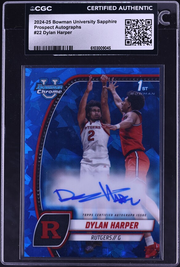 2024 Topps Chrome McDonald's All-American Dylan Harper ROOKIE AUTO