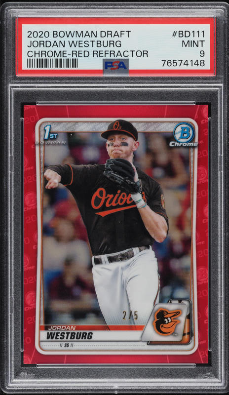 2020 Bowman Chrome Green Refractor Jordan Walker ROOKIE 99