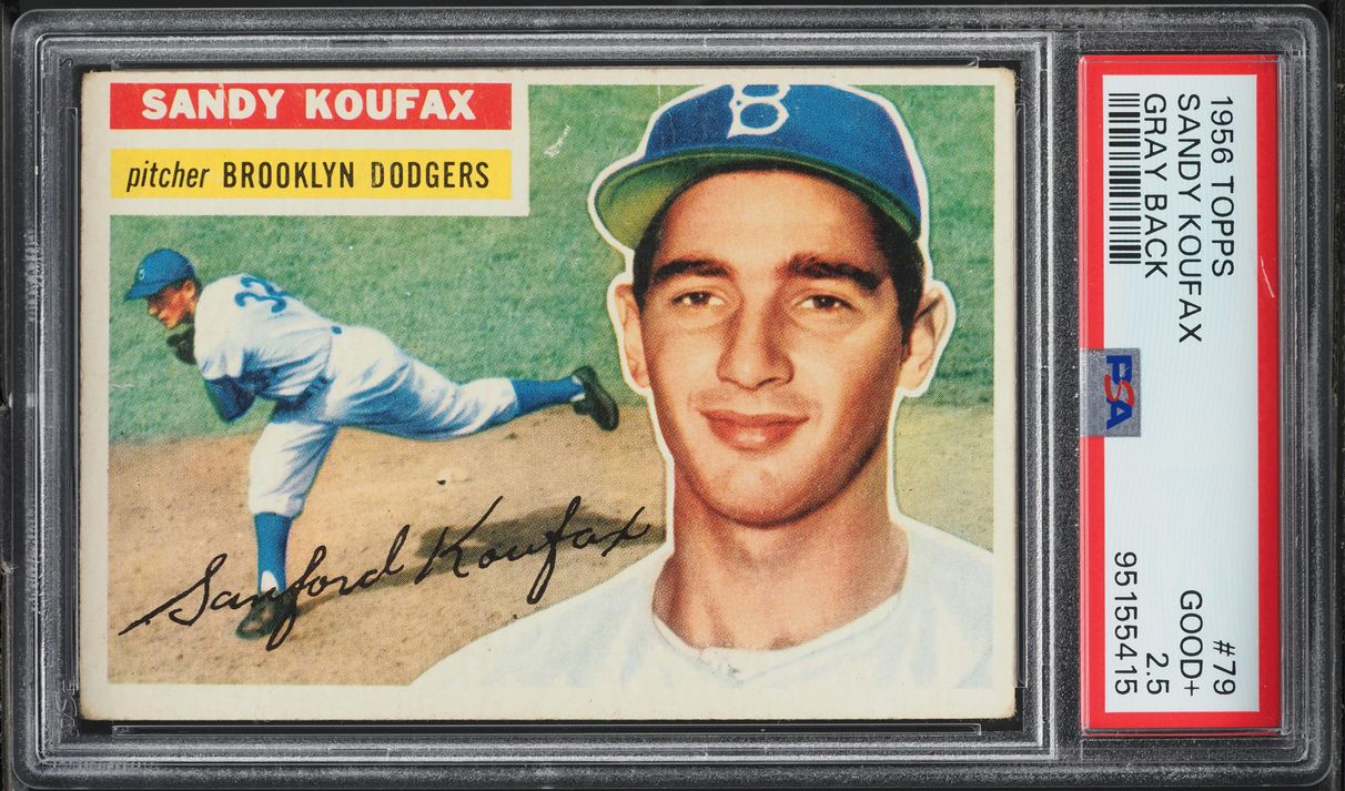 1956 Topps Sandy Koufax #79 PSA 2.5 GD+