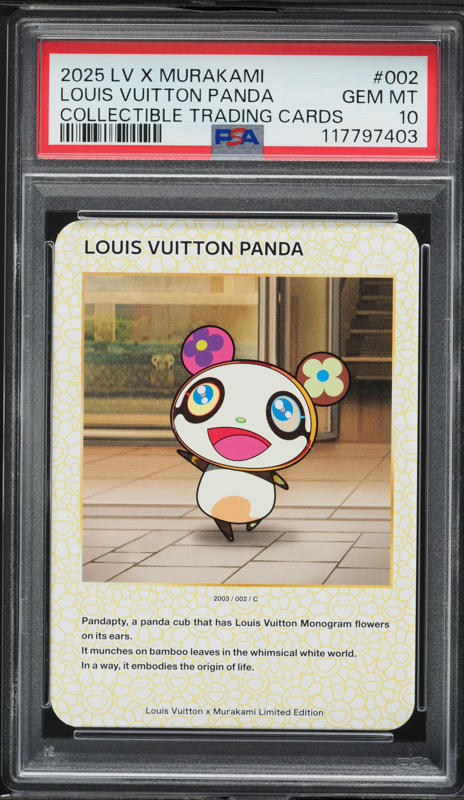 2025 Louis Vuitton X Murakami Collectible Panda #2 PSA 10 GEM MINT